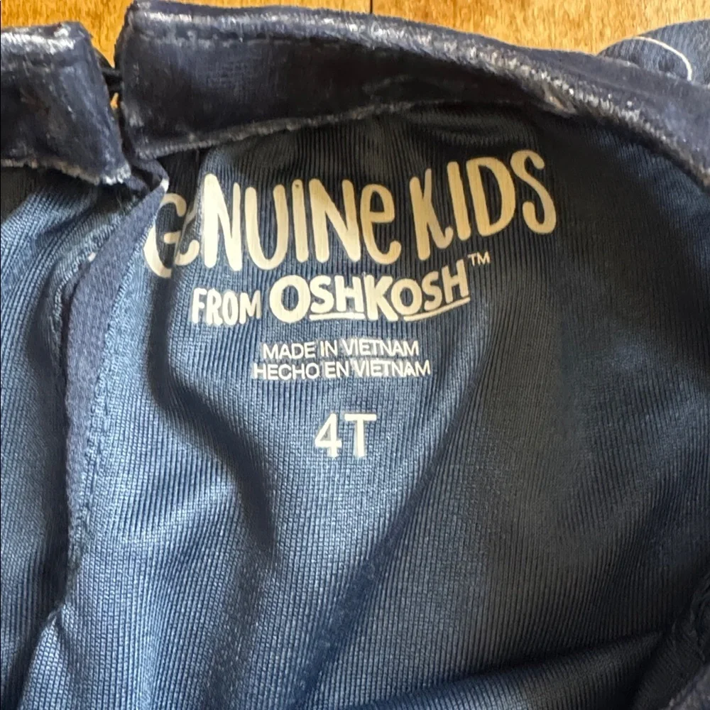 OshKosh dress size 4T constellation dress lined winter blue